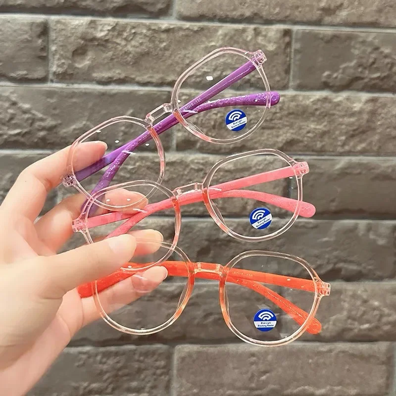 Gaming Accessories For Kids - Blaulichtblockierende Brille für Kinder, Computerbrille, Silikonrahmen,