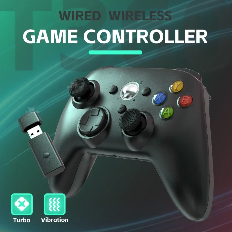 Gaming Controllers Xbox Accessories - DATA FROG Ergonomischer kabelloser Turbo-Game-Controller mit