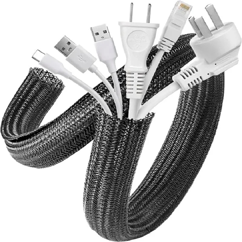 Sleeved Cable Kit - 1m 3m 5m Geflochtene Kabelummantelung PET-Nylon