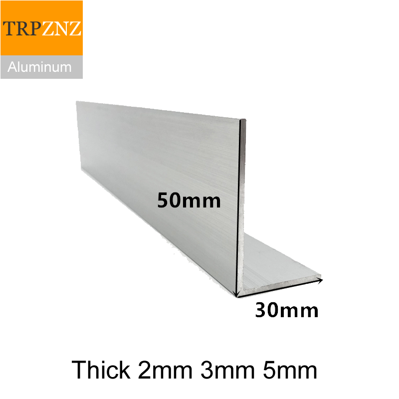 Desk Corner Mat - 30x50mm, Dicke 2mm 3mm 5mm, 6063