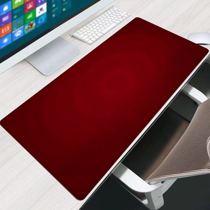 Gaming Accessories For Desk - Rotes Mauspad für Büro, erweiterte Schreibtischunterlage