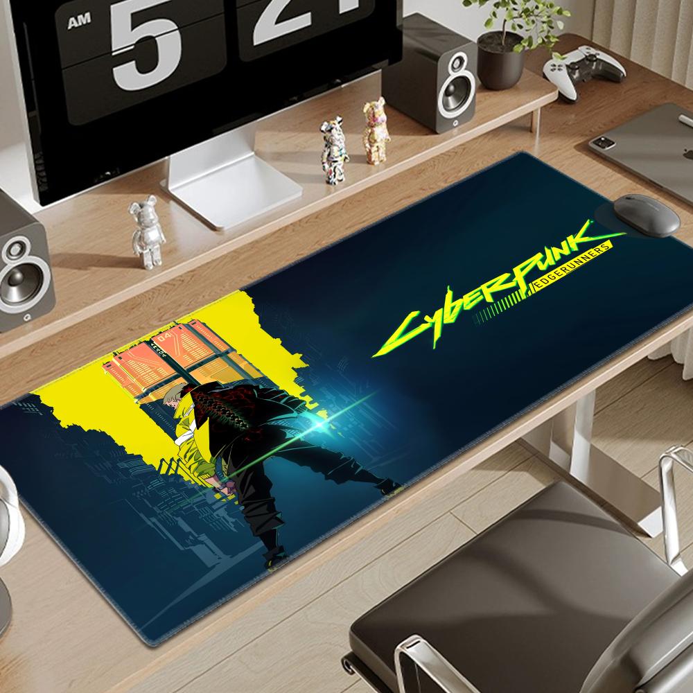Desk Corner Mat - HD-Druck, neue Tapete, C_cyberpunk E_edgerunners, Mauspad,