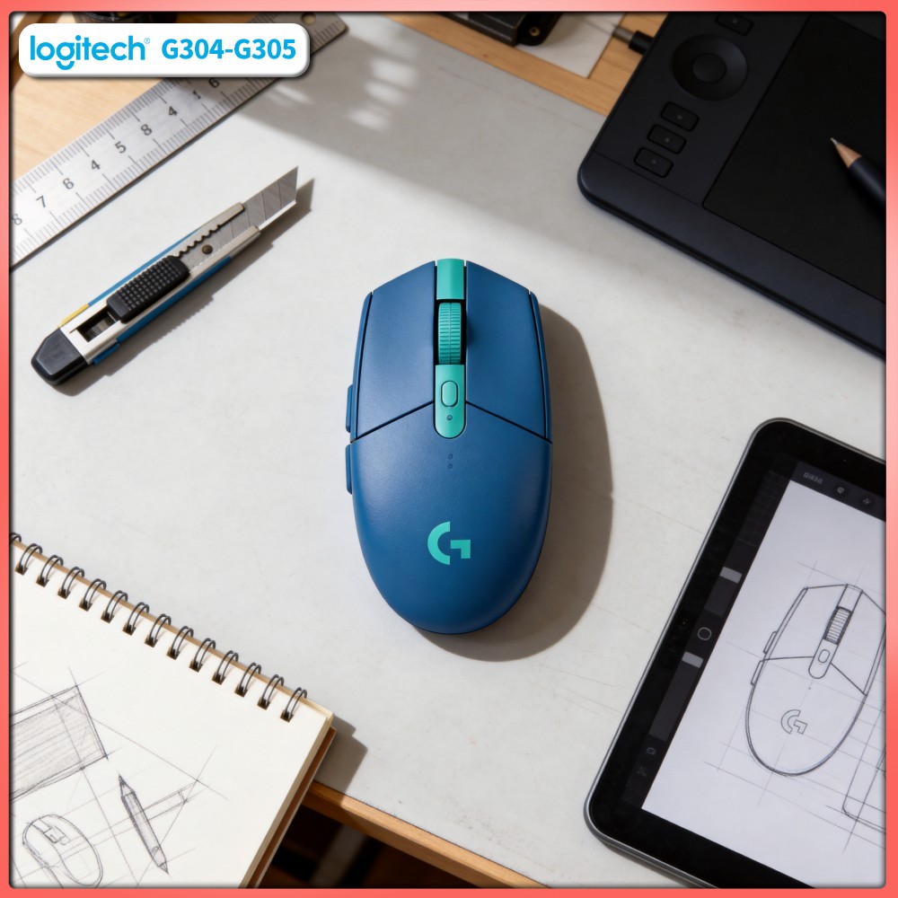 Pc Gaming Essentials Accessories - Logitech G305 LIGHTSPEED Gaming-Maus, 12000 DPI
