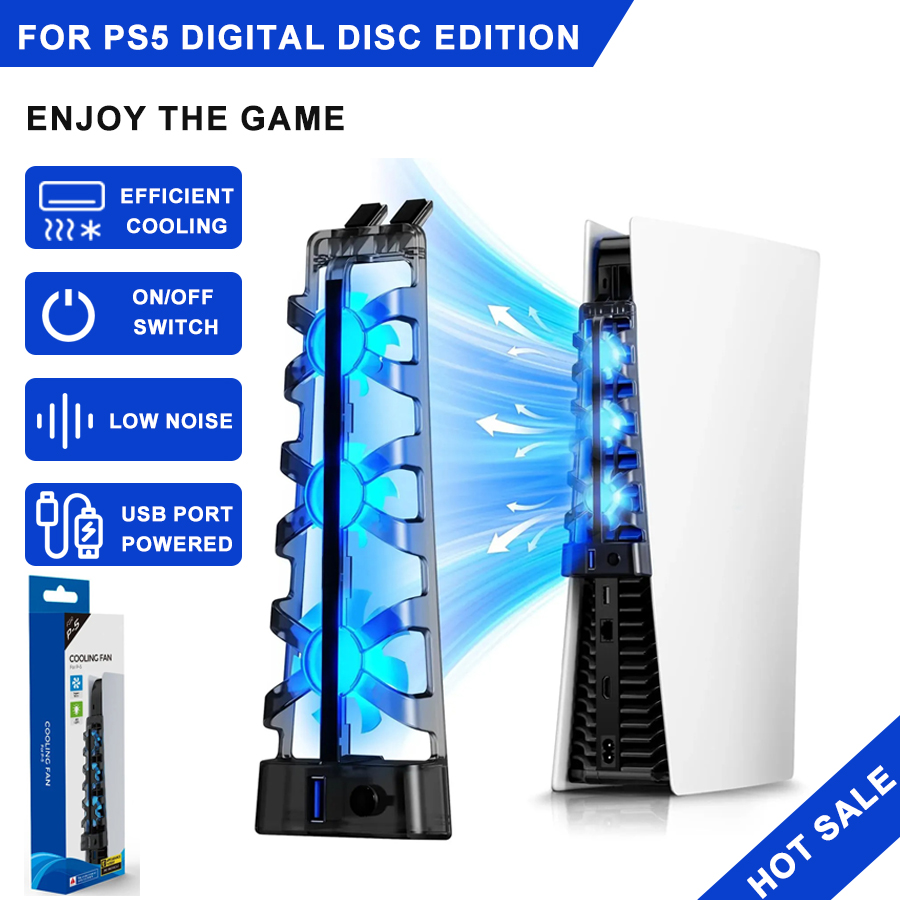 Gaming Accessories Playstation - Für PS5 (Disc- und Digital-Edition) Kühlventilator