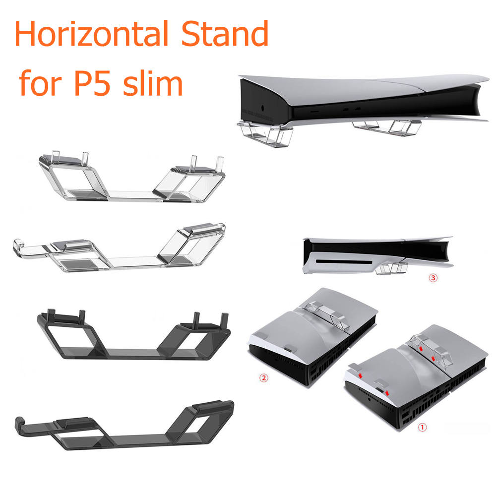 Gaming Accessories Playstation - Horizontaler Ständer für PS5 Slim Digital/Disc-Spielekonsolenhalter