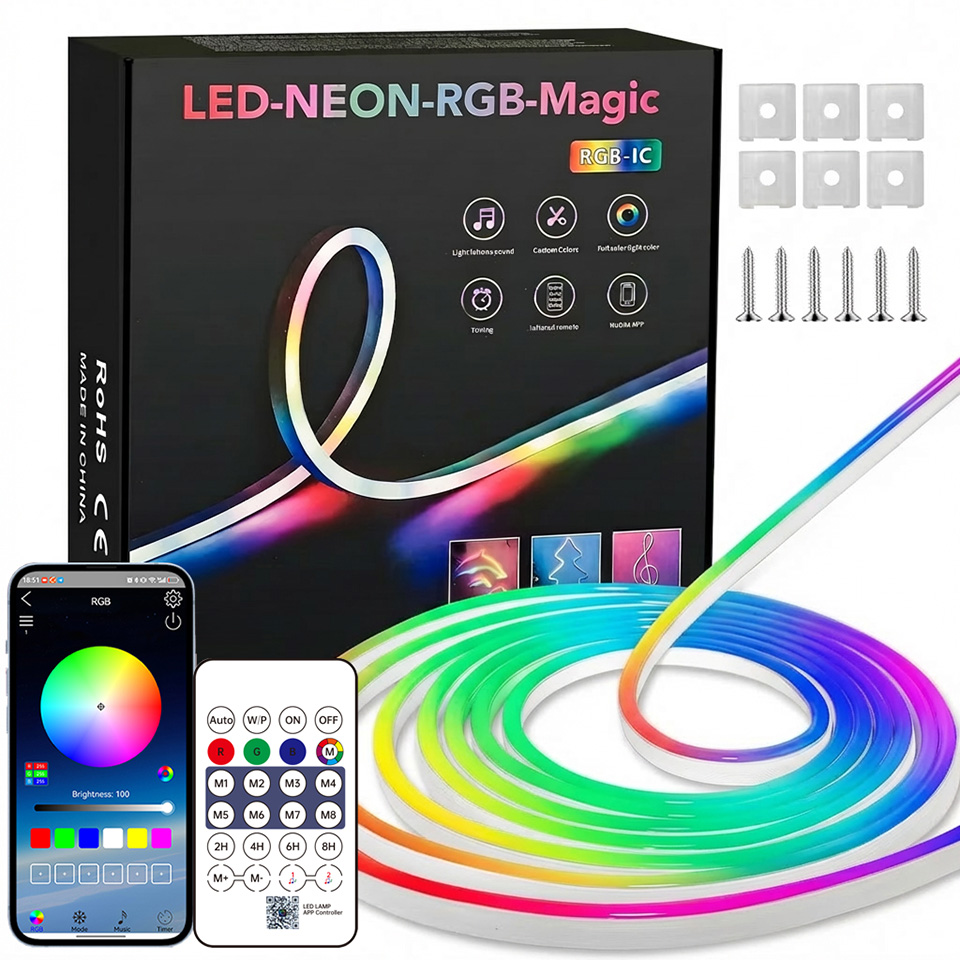 Bluetooth RGB Neon LED-Streife – Gaming Accessories Led Bewertung und Preis