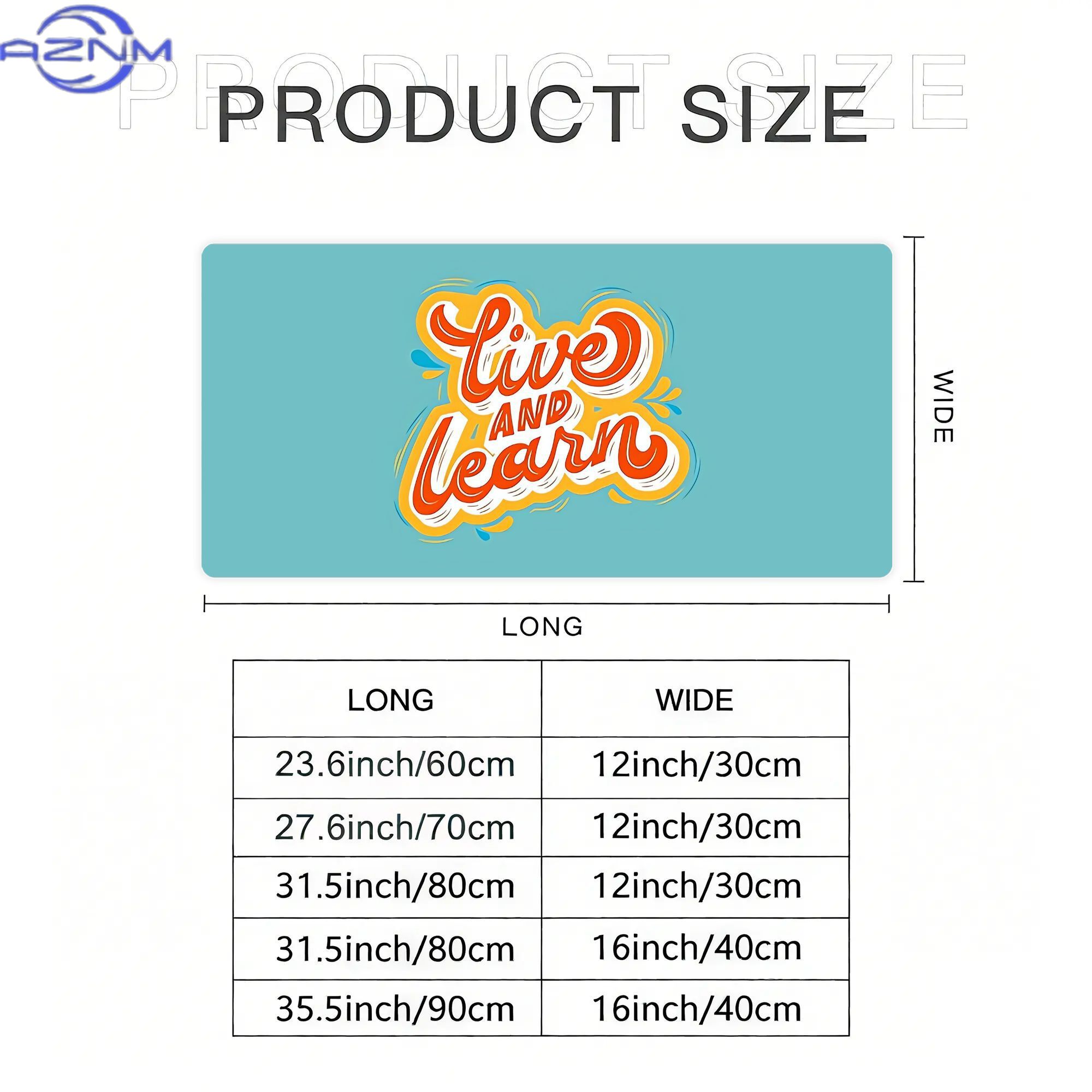 Live And Learn Inspirierende u – Desk Corner Mat Bewertung und Preis