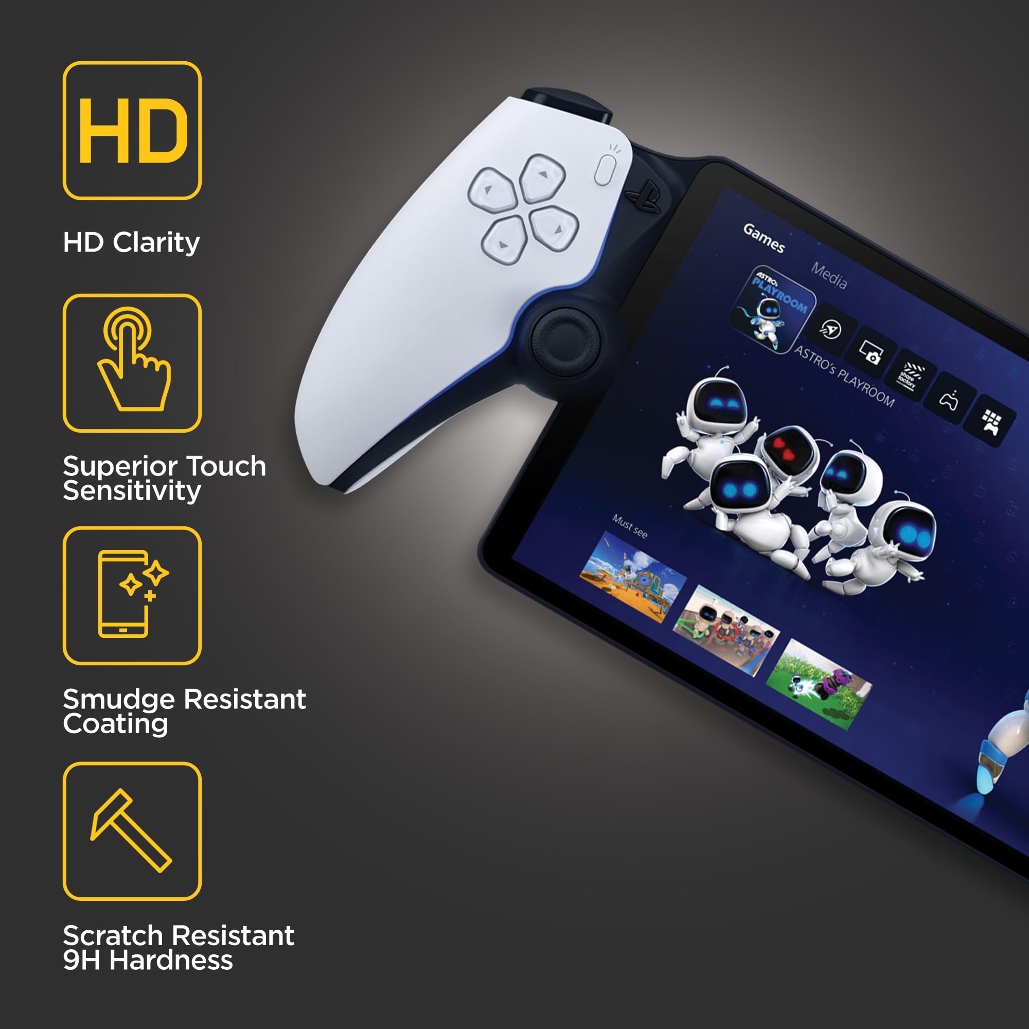 Displayschutzfolie aus gehärte – Gaming Accessories Playstation Bewertung und Preis