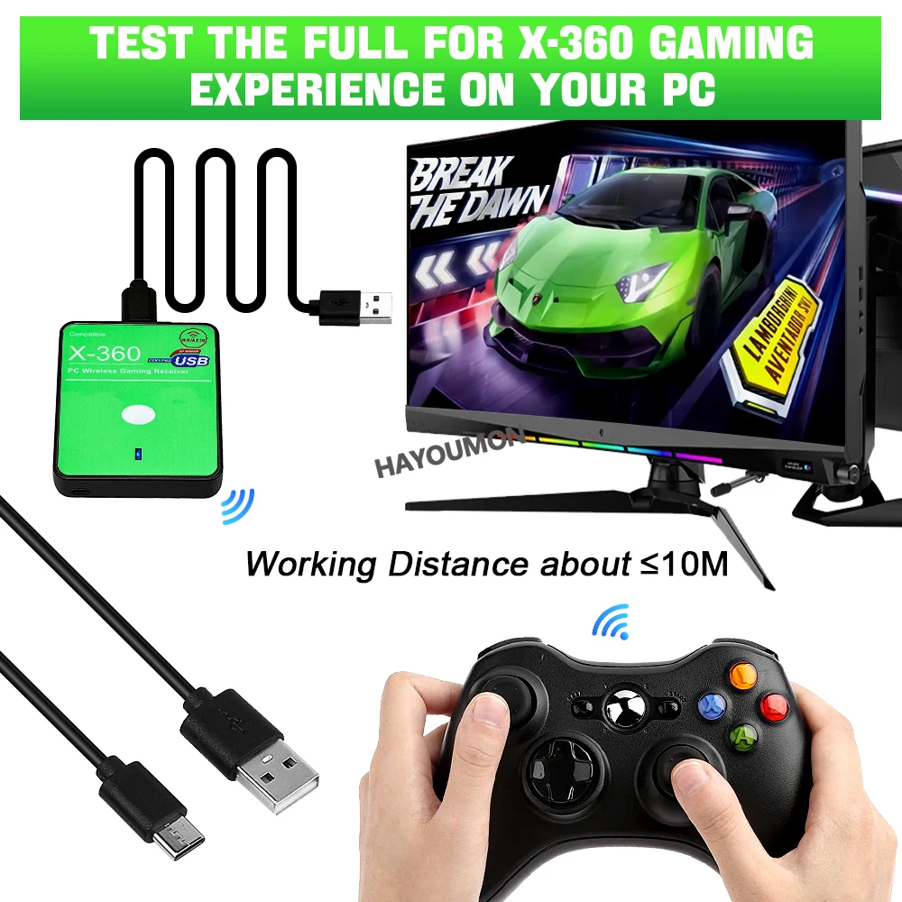 Neuer kabelloser Gaming-Empfän – Gaming Controllers Xbox Accessories Bewertung und Preis