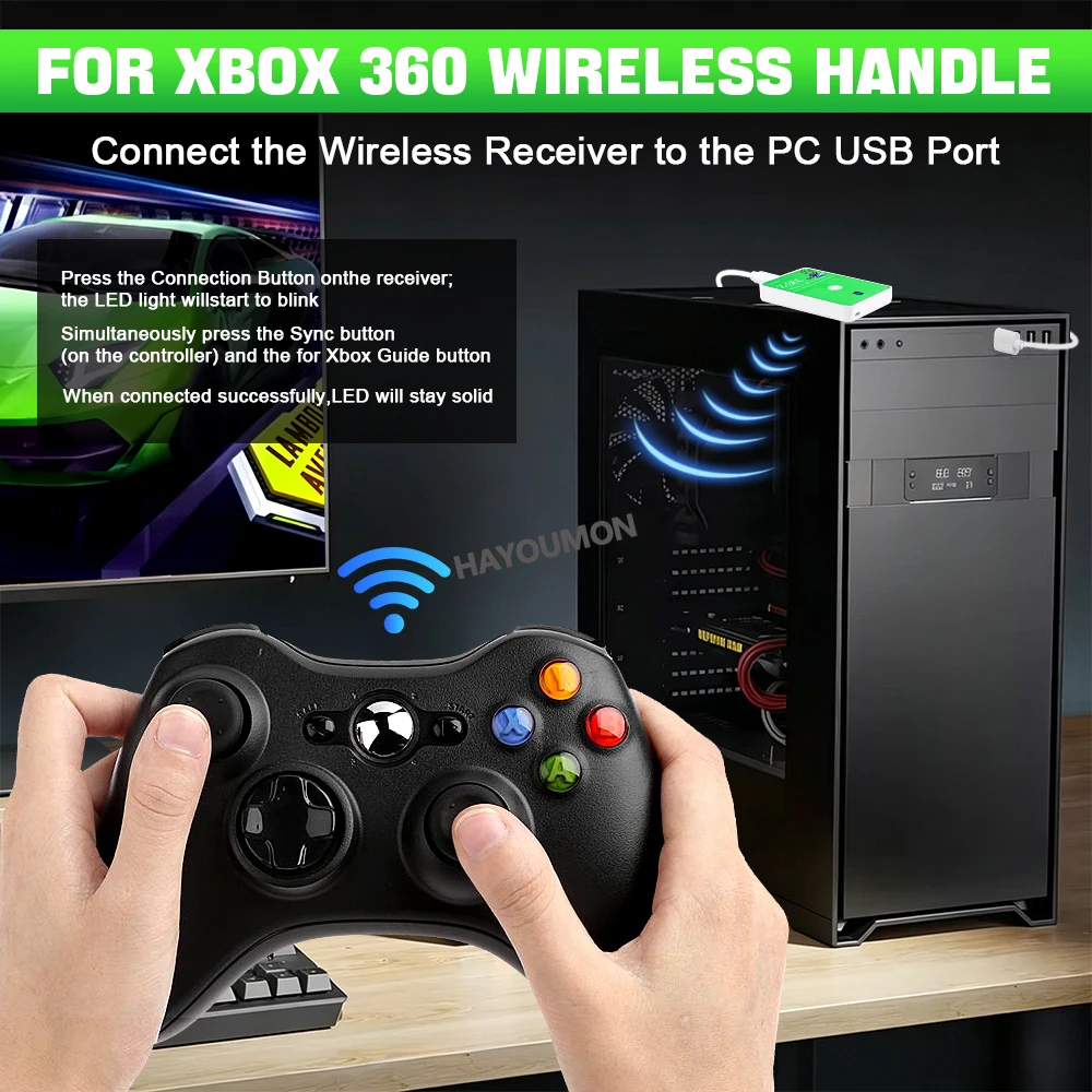 Neuer kabelloser Gaming-Empfän – Gaming Controllers Xbox Accessories Bewertung und Preis