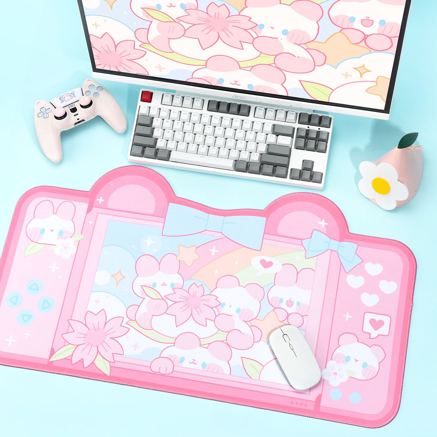 Extra Große Kawaii Gaming Maus – Gaming Accessories For Desk Bewertung und Preis