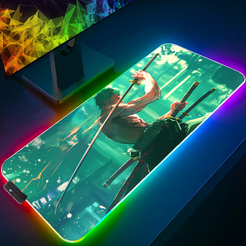 ONE PIECE Zoro Mauspad RGB Gam – Gaming Accessories For Desk Bewertung und Preis
