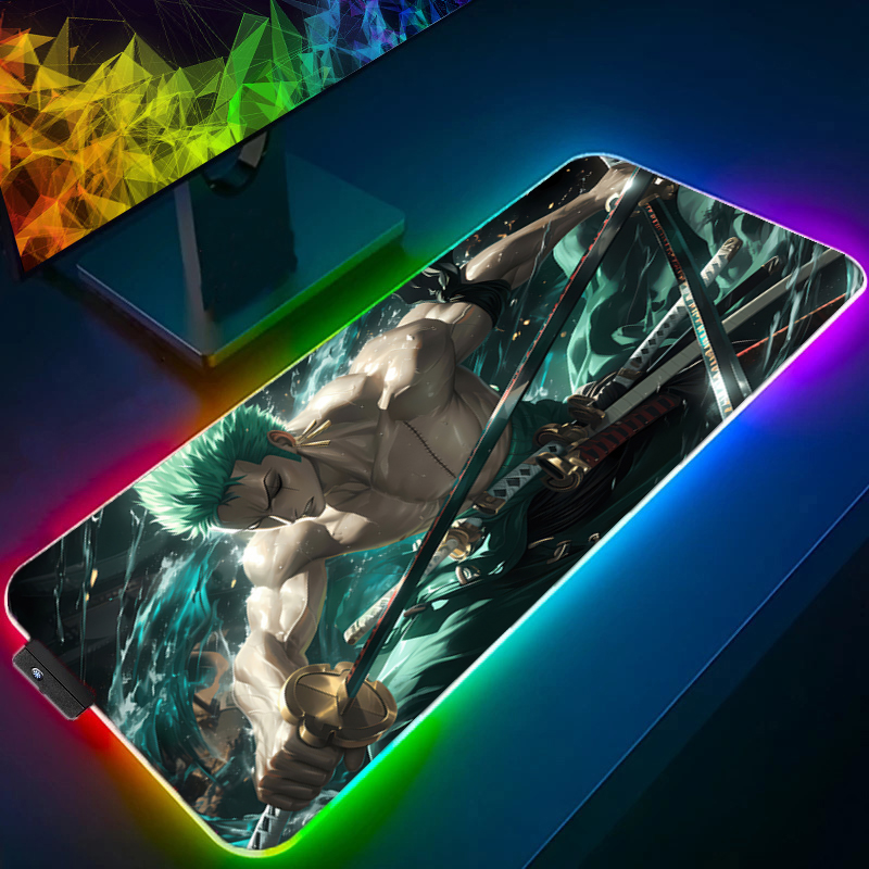 ONE PIECE Zoro Mauspad RGB Gam – Gaming Accessories For Desk Bewertung und Preis