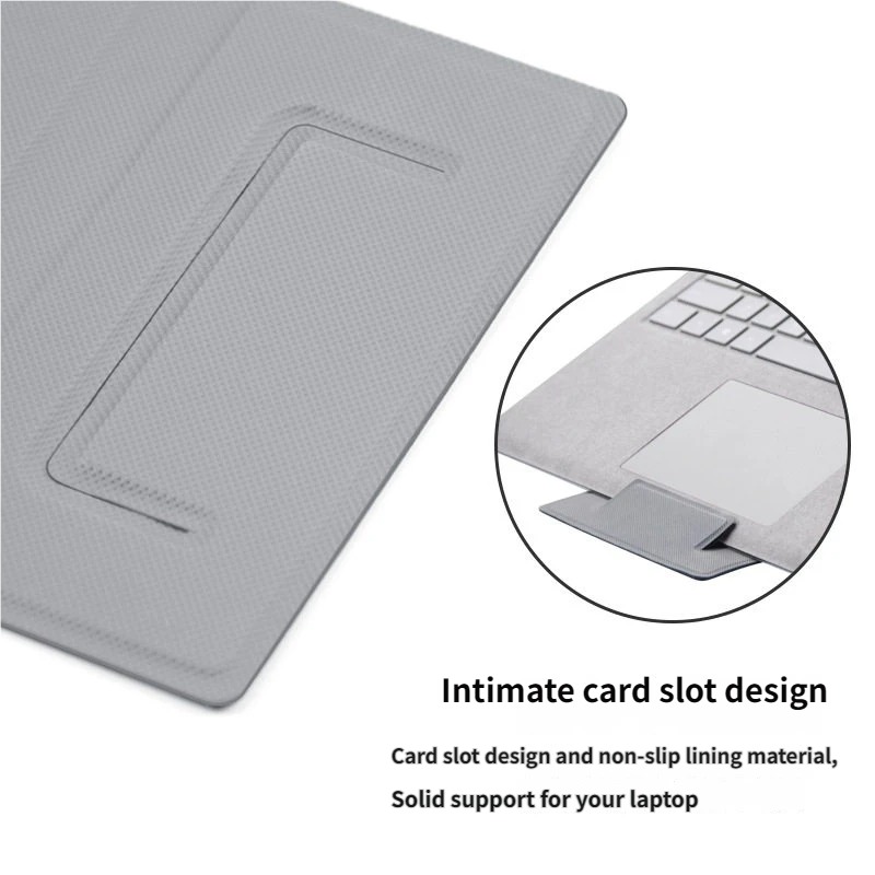 Faltbarer PU-Leder Laptop-Stän – Desk Corner Mat Bewertung und Preis