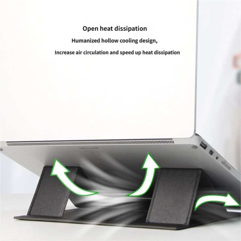 Faltbarer PU-Leder Laptop-Stän – Desk Corner Mat Bewertung und Preis